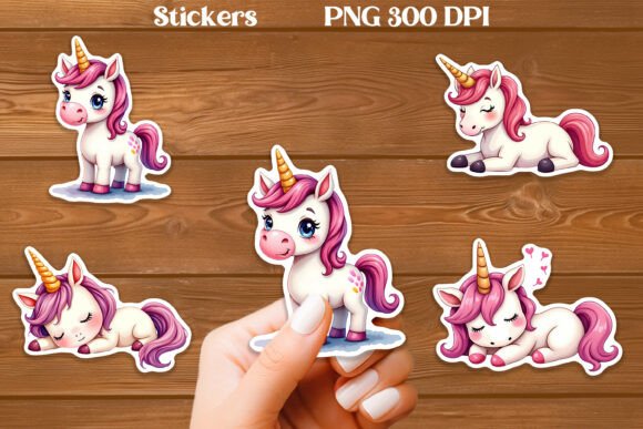 Download Cute Unicorn Stickers PNG Printable - Printable Collection