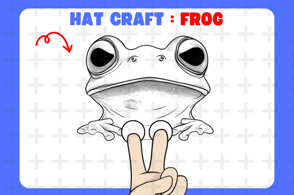 Download Frog Finger Printable Coloring Paper Cra - Printable Collection