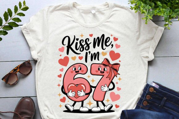 Download Kiss Me I'm 67 Valentine's Day Png Svg - Kiss Collection
